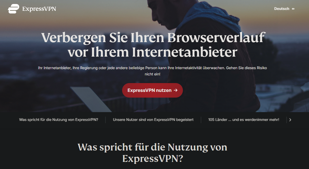 ExpressVPN Homepage