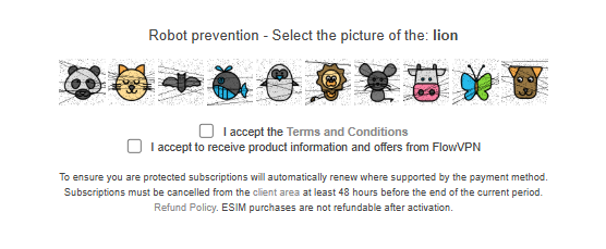 FlowVPN Human Verification