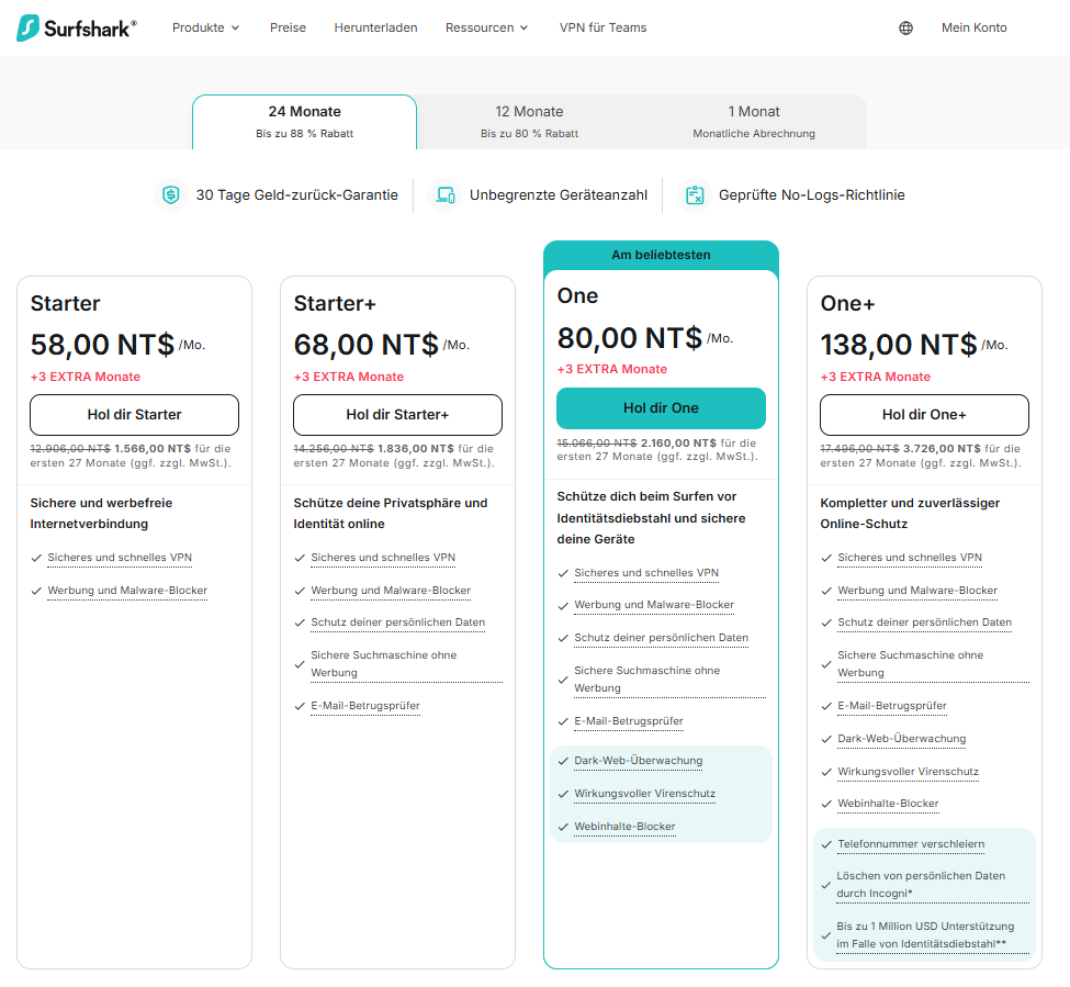 Surfshark 2-Jahres-Angebot